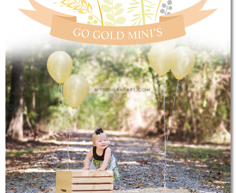 Go Gold for Laina Mini’s! | Baton Rouge, LA Doula & Birth Photographer